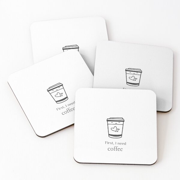 Item preview, First I need Coffee  designed and sold by Velvet Shop.