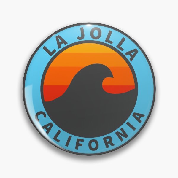 Item preview, La Jolla California Vintage Retro Surf USA Travel Vacation Summer Sunset Beach designed and sold by tmartinezta.