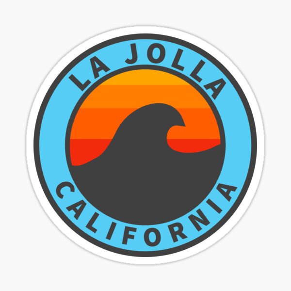 Aperçu de l'œuvre La Jolla Californie Vintage Retro Surf USA Voyage Vacances Été Sunset Beach créée et vendue par tmartinezta.