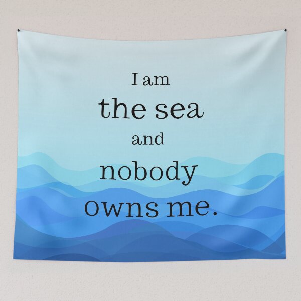 Item preview, I Am The Sea designed and sold by pinkmonkeybird.