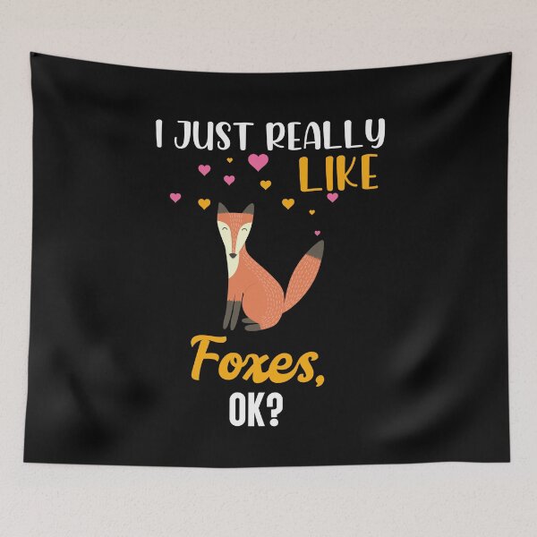 Item preview, I Just Really Like Foxes - Sweet Fox designed and sold by Ibu83.