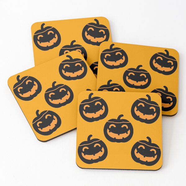 Item preview, GRIM GRINNING BLACK AND ORANGE PUMPKIN SILHOUETTE designed and sold by collingalanos80.