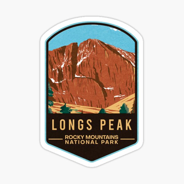 Longs Peak Rocky Mountains National Park Sticker