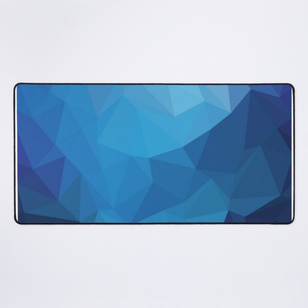 Item preview, Abstract blue light triangle polygon Rumpled abstract Geometric Triangle Shapes designed and sold by WearWolfDesigns.