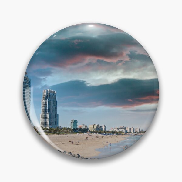 Item preview, Miami Beach Florida Sunset FL Public Beach designed and sold by Piper-Deals.