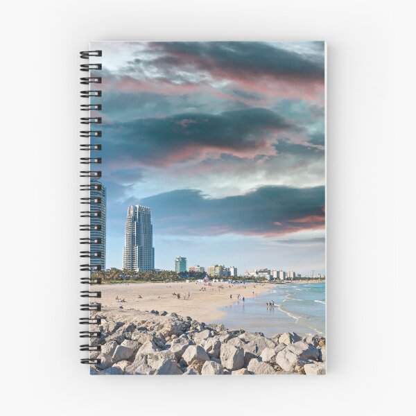 Item preview, Miami Beach Florida Sunset FL Public Beach designed and sold by Piper-Deals.