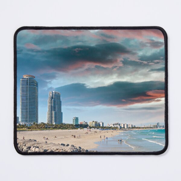 Item preview, Miami Beach Florida Sunset FL Public Beach designed and sold by Piper-Deals.