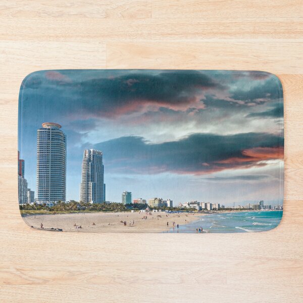 Item preview, Miami Beach Florida Sunset FL Public Beach designed and sold by Piper-Deals.