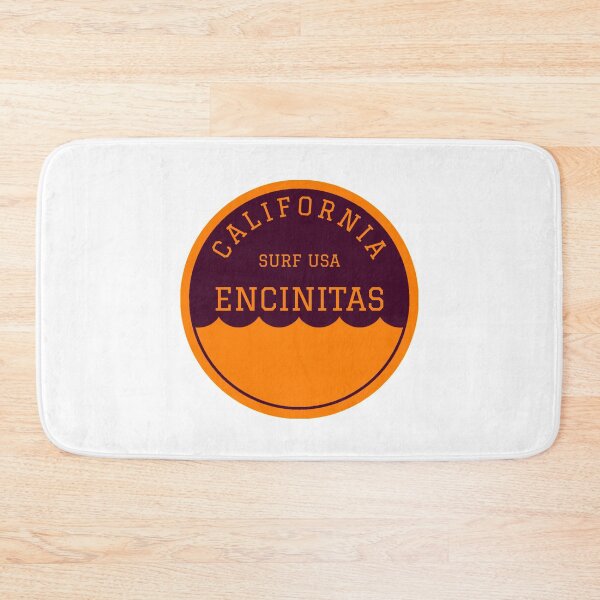Item preview, Encinitas California Vintage Retro Surf USA Travel Vacation Summer Sunset Beach designed and sold by tmartinezta.