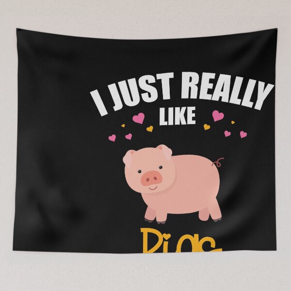 Item preview, I Just Really Like Pigs - Sweet Pig designed and sold by Ibu83.