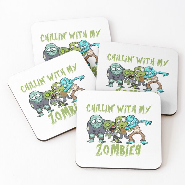 Item preview, Chillin with my zombies sticker pack designed and sold by Cattigal.
