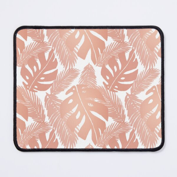 Item preview, Rose Gold Tropical Leaf Monstera Pattern designed and sold by Julie Erin Designs.