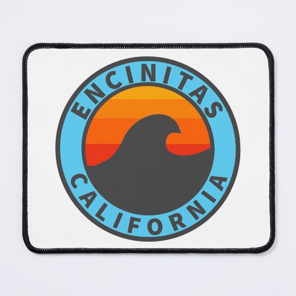 Item preview, Encinitas California Vintage Retro Surf USA Travel Vacation Summer Sunset Beach designed and sold by tmartinezta.