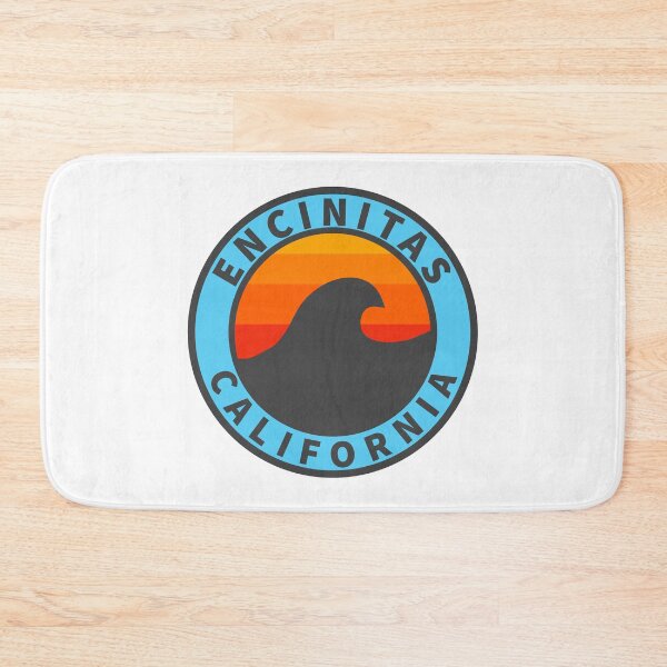 Item preview, Encinitas California Vintage Retro Surf USA Travel Vacation Summer Sunset Beach designed and sold by tmartinezta.