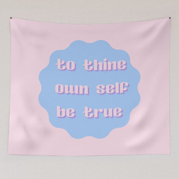 Item preview, To Thine Own Self Be True - Pastel Blue designed and sold by inmylife24601.