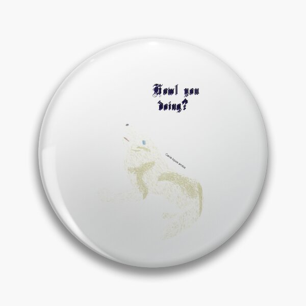 Item preview, arctic wolf Howl you doing? designed and sold by NatureDesigned.
