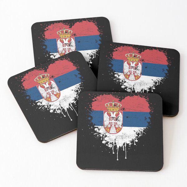 Item preview, Heart with serbian flag designed and sold by Mila1946.