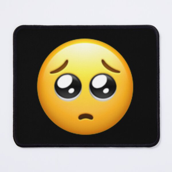 Item preview, Pleading Face Emoji designed and sold by Popular-Gifts.