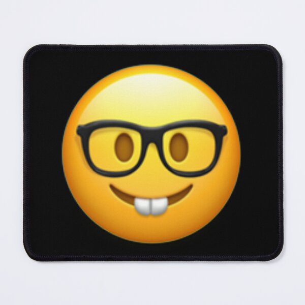 Item preview, Nerdy Face Emoji designed and sold by Popular-Gifts.