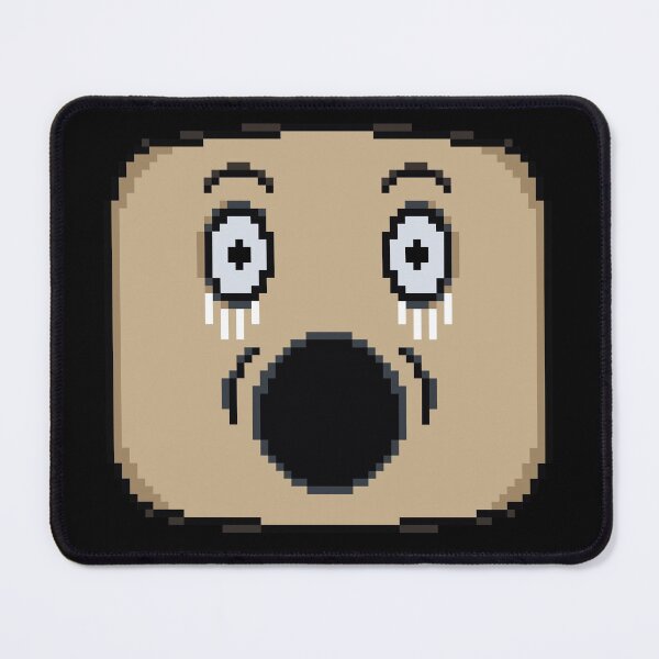 Item preview, Terrified emoticon pixelated face designed and sold by For the love of Pixels.