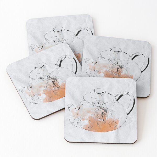 Item preview, fish in a teapot designed and sold by LiaruDesign.