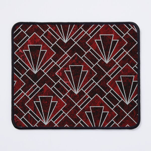 Item preview, Red Stone Art Deco designed and sold by AmbienceArt.