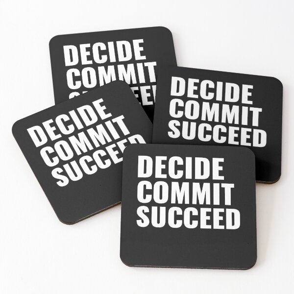 Item preview, Decide Commit  Succeed designed and sold by obedtheartist.