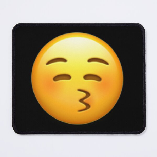 Item preview, Kissing Face With Closed Eyes Emoji designed and sold by Popular-Gifts.