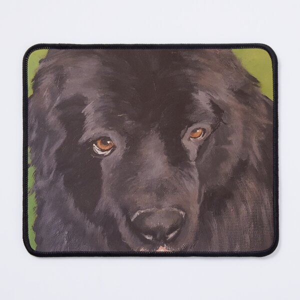 Item preview, Newfoundland dog painted designed and sold by Moonyflower.