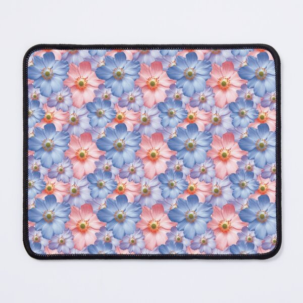 Item preview, Beautiful Blue Pink and Purple Flowers Pattern  designed and sold by StarsForgers.