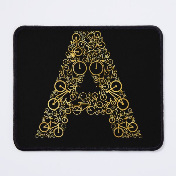 Item preview, Letter A Gold Bicycles designed and sold by Alladin7.