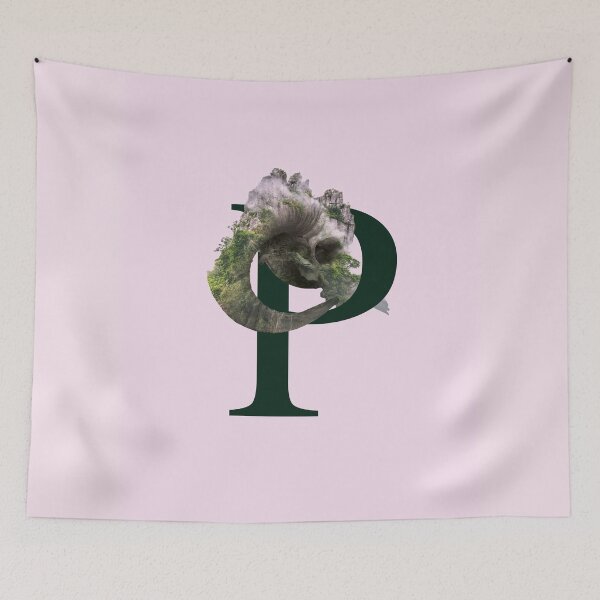 Item preview, Skull Letter P designed and sold by PonyLord.