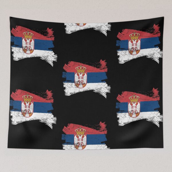 Item preview, Serbian flag designed and sold by Mila1946.