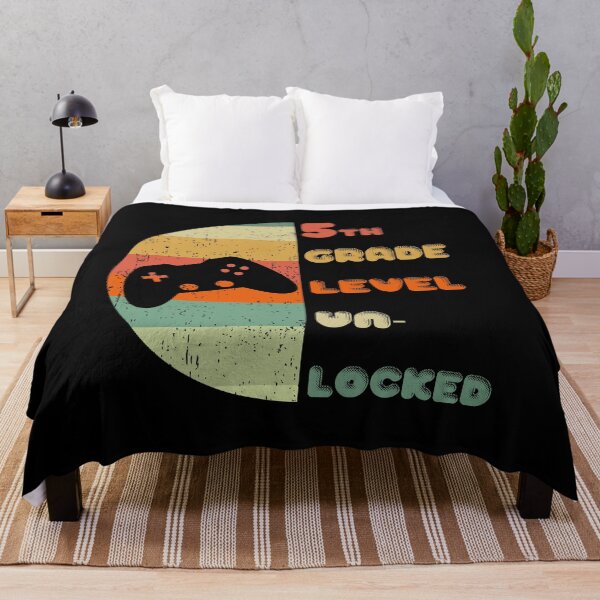 Item preview, 5th Grade Level Unlocked - Controller on a Sunset Background - Gift for Daughter or Niece designed and sold by CactusFamily.
