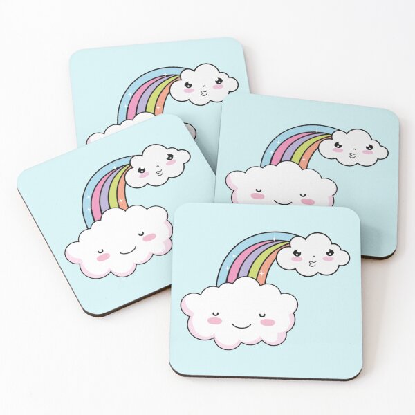 Item preview, Rainbow Clouds designed and sold by kawaiistudio.