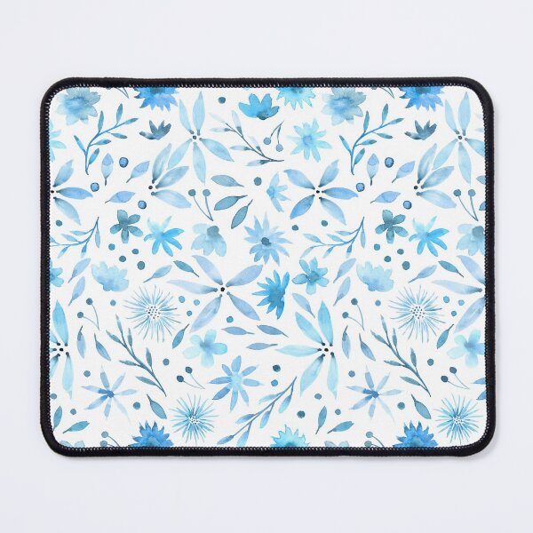 Item preview, Vintage Floral in Blue designed and sold by Marie Funseth.