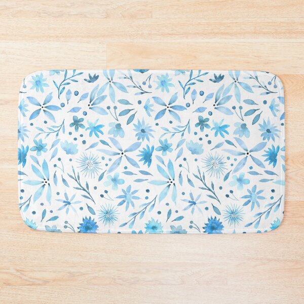 Item preview, Vintage Floral in Blue designed and sold by Marie Funseth.