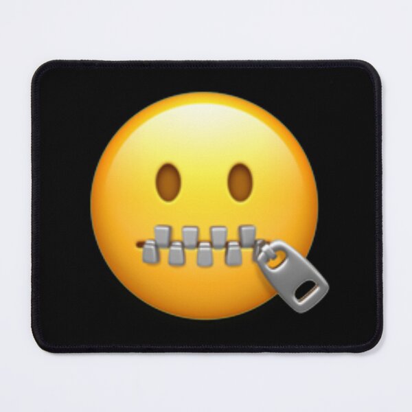 Item preview, Face With A Zipper Mouth Emoji designed and sold by Popular-Gifts.