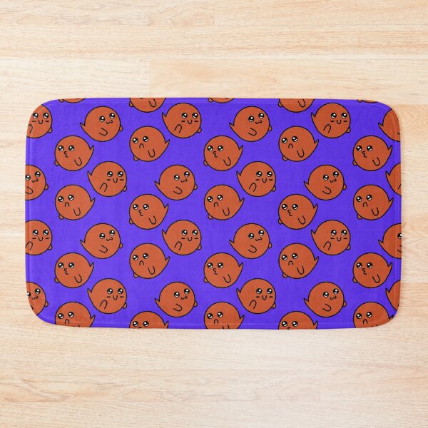 Item preview, Burnt Orange and Purple Ghost Pattern designed and sold by Jelly Turnip.