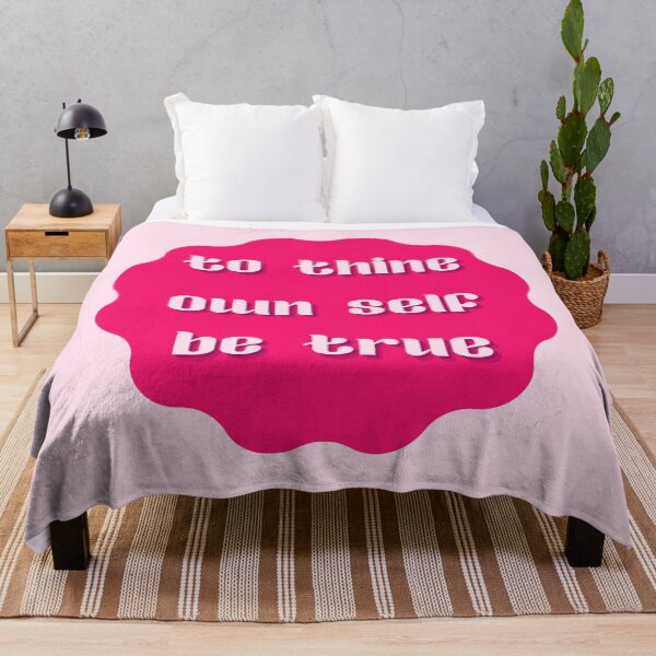 Item preview, To Thine Own Self Be True - Hot Pink designed and sold by inmylife24601.