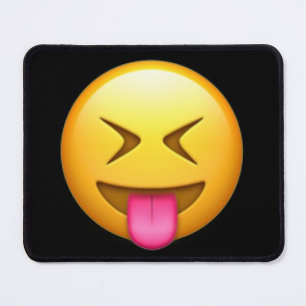 Item preview, Face With Stuck Out Tongue And Tightly-Closed Eyes Emoji designed and sold by Popular-Gifts.