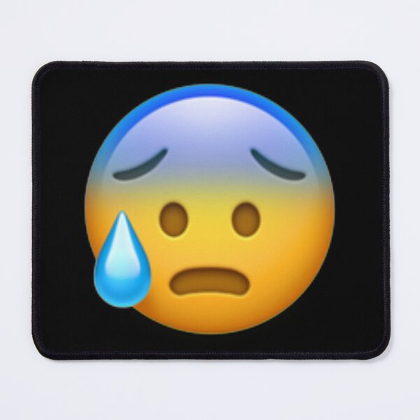Item preview, Face With Open Mouth And Cold Sweat Emoji designed and sold by Popular-Gifts.