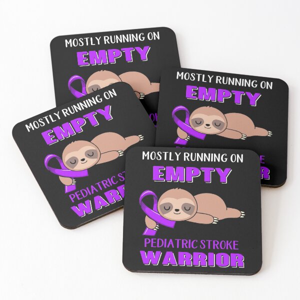 Item preview, Mostly Running On Empty Pediatric Stroke Warrior designed and sold by Brad-FI.