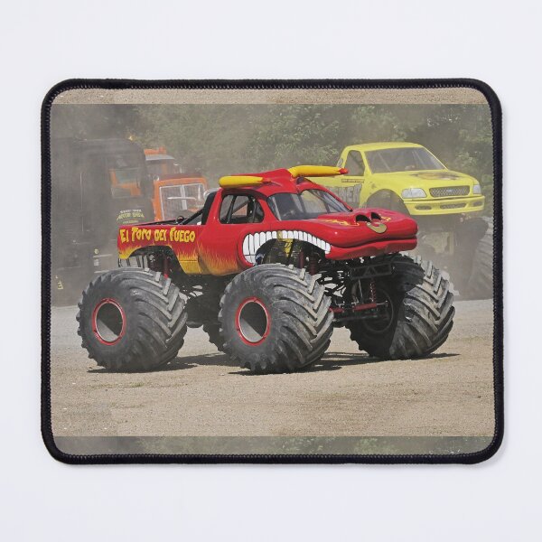 Item preview, r2627/ 25 Show freestyle Cascadeurs Finition 2021 / " la Voiture-Camion Rouge à grosse roues " je suis Beau " (c)(t) by Olavia-Olao Okaio Créations designed and sold by o.okaïo.
