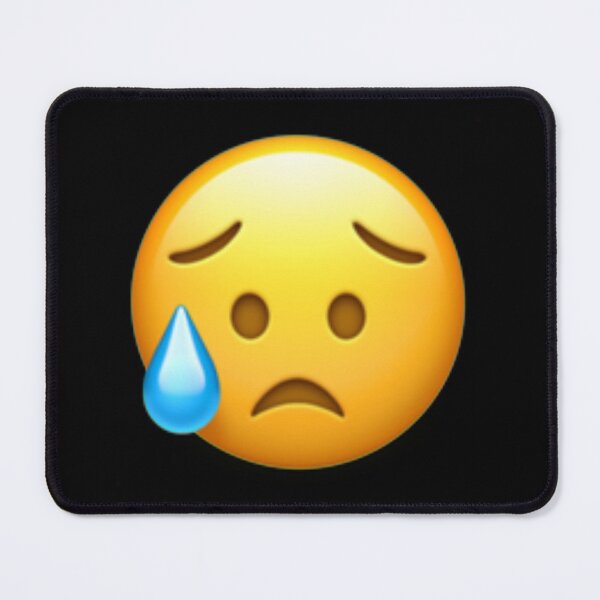 Item preview, Disappointed But Relieved Face Emoji designed and sold by Popular-Gifts.