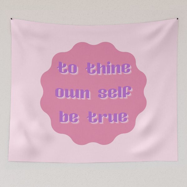 Item preview, To Thine Own Self Be True - Muted Pink designed and sold by inmylife24601.