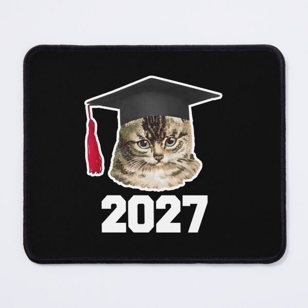 Item preview, Class Of 2027 Graduated Cat Grow With Me designed and sold by BOSHIRT.