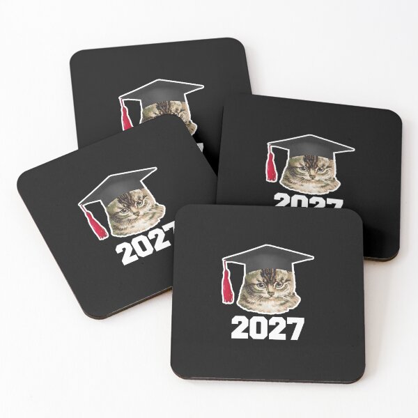 Item preview, Class Of 2027 Graduated Cat Grow With Me designed and sold by BOSHIRT.