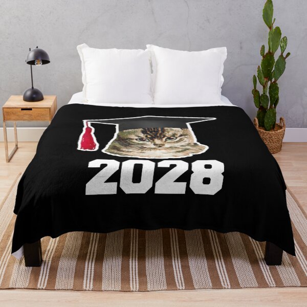 Item preview, Class Of 2028 Graduated Cat Grow With Me designed and sold by BOSHIRT.