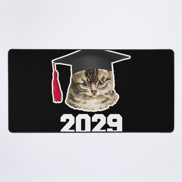 Item preview, Class Of 2029 Graduated Cat Grow With Me designed and sold by BOSHIRT.